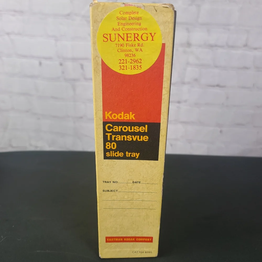 Kodak Carousel Transvue 80ct Slide Tray.